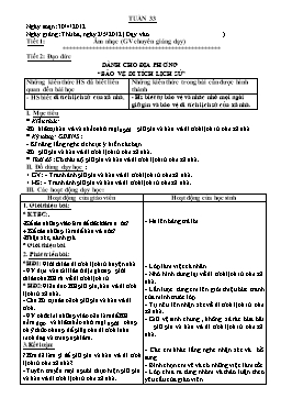 Giáo án dạy học Lớp 3 - Tuần 33 (Bản đẹp)