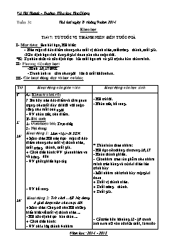 Giáo án điện tử Lớp 1 - Tuần 3 - Vũ Thị Thanh