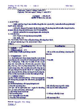 Giáo án điện tử Lớp 2 - Tuần 10 - Nguyễn Thị Hằng