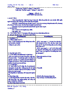 Giáo án điện tử Lớp 2 - Tuần 14 - Nguyễn Thị Hằng