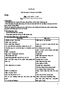 Giáo án điện tử Lớp 2 - Tuần 16 - Huỳnh Thị Vân