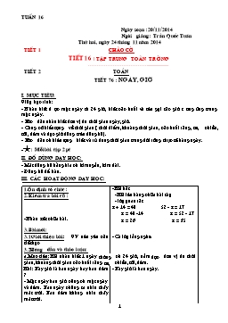 Giáo án điện tử Lớp 2 - Tuần 16 - Trần Quốc Tuấn