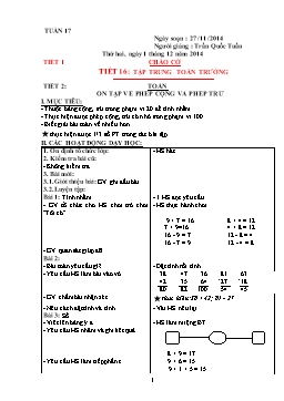 Giáo án điện tử Lớp 2 - Tuần 17 - Trần Quốc Tuấn