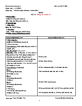 Giáo án điện tử Lớp 2 - Tuần 19 - Phạm Thị Bích Vân