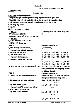 Giáo án điện tử Lớp 2 - Tuần 21 - Nguyễn Bạch Liên