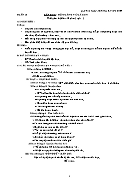 Giáo án điện tử Lớp 2 - Tuần 26 (Chuẩn kiến thức)