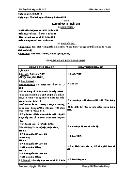 Giáo án điện tử Lớp 2 - Tuần 29 - Nguyễn Thị Hiền