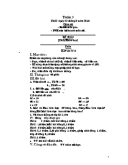 Giáo án điện tử Lớp 2 - Tuần 3 - Năm học 2014-2015