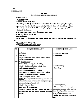 Giáo án điện tử Lớp 2 - Tuần 35 - Phạm Thị Bích Vân