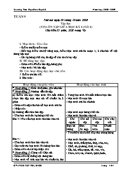 Giáo án điện tử Lớp 2 - Tuần 9 - Đỗ Thị Thúy Hằng