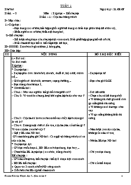 Giáo án điện tử Lớp 3 - Tuần 1 - Bùi Công Lý