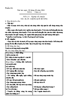 Giáo án điện tử Lớp 3 - Tuần 10 - Năm 2014