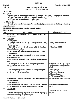 Giáo án điện tử Lớp 3 - Tuần 11 - Bùi Công Lý