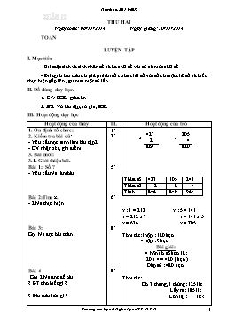 Giáo án điện tử Lớp 3 - Tuần 12  - Năm học 2014-2015