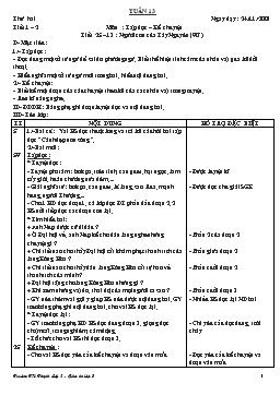 Giáo án điện tử Lớp 3 - Tuần 13 - Bùi Công Lý