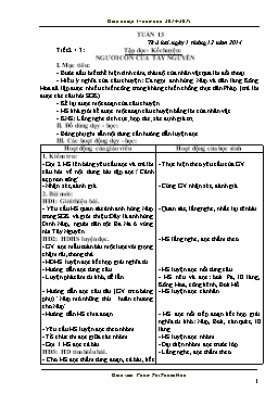 Giáo án điện tử Lớp 3 - Tuần 13 - Phạm Thị Thanh Hoa