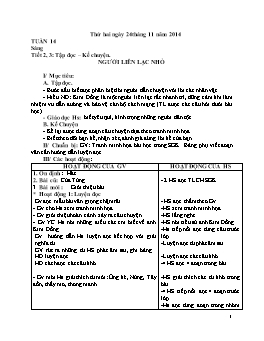 Giáo án điện tử Lớp 3 - Tuần 14, 15