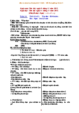 Giáo án điện tử Lớp 3 - Tuần 14 - Đỗ Hoàng Tùng