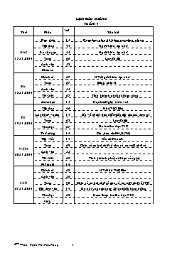 Giáo án điện tử Lớp 3 - Tuần 14 - Trần Thị Thu Thủy