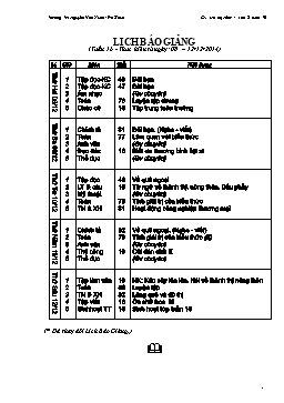 Giáo án điện tử Lớp 3 - Tuần 16 - Ma Thị Năm