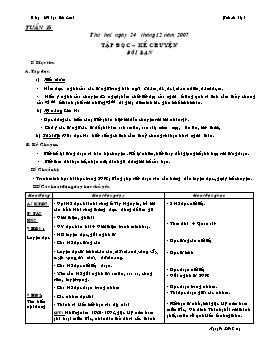 Giáo án điện tử Lớp 3 - Tuần 16 - Nguyễn Hiền Lương