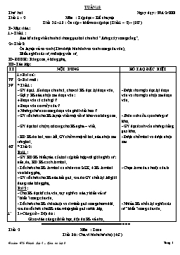 Giáo án điện tử Lớp 3 - Tuần 18 - Bùi Công Lý