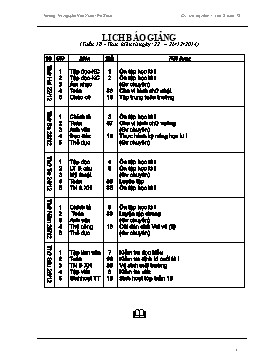 Giáo án điện tử Lớp 3 - Tuần 18 - Ma Thị Năm