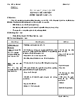 Giáo án điện tử Lớp 3 - Tuần 18 - Nguyễn Hiền Lương