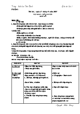 Giáo án điện tử Lớp 3 - Tuần 2 - Nguyễn Hiền Lương