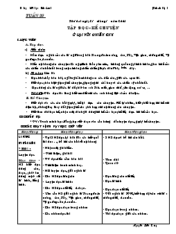 Giáo án điện tử Lớp 3 - Tuần 20 - Nguyễn Hiền Lương