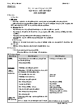 Giáo án điện tử Lớp 3 - Tuần 23 - Nguyễn Hiền Lương