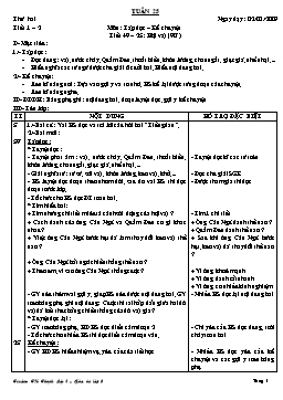 Giáo án điện tử Lớp 3 - Tuần 25 - Bùi Công Lý