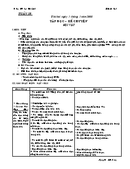 Giáo án điện tử Lớp 3 - Tuần 25 - Nguyễn Hiền Lương