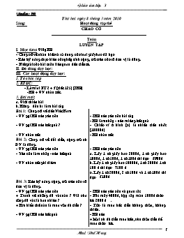 Giáo án điện tử Lớp 3 - Tuần 26 - Mai Thế Huy