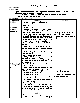 Giáo án điện tử Lớp 3 - Tuần 27