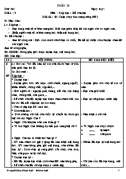 Giáo án điện tử Lớp 3 - Tuần 28 - Bùi Công Lý