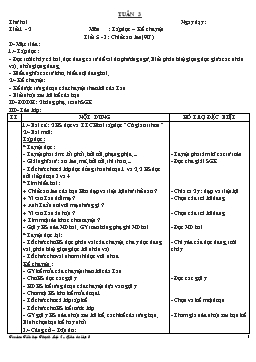 Giáo án điện tử Lớp 3 - Tuần 3 - Bùi Công Lý