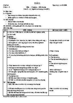 Giáo án điện tử Lớp 3 - Tuần 5 - Bùi Công Lý