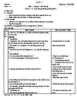 Giáo án điện tử Lớp 3 - Tuần 7 - Bùi Công Lý