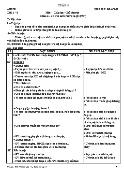 Giáo án điện tử Lớp 3 - Tuần 8 - Bùi Công Lý