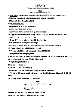 Giáo án điện tử Lớp 3 - Tuần 8 - Năm 2014