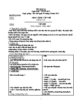 Giáo án điện tử Lớp 4 - Tuần 11 - Năm học 2012-2013