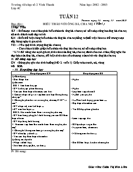 Giáo án điện tử Lớp 4 - Tuần 12 - Châu Thị Kim Liên