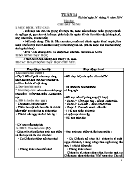 Giáo án điện tử Lớp 4 - Tuần 14 - Năm học 2014-2015