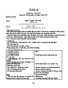 Giáo án điện tử Lớp 4 - Tuần 28 - Năm học 2012-2013