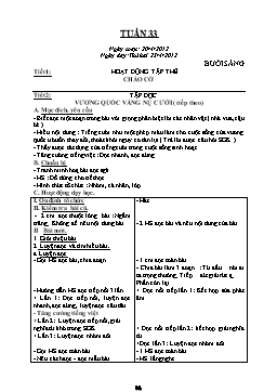 Giáo án điện tử Lớp 4 - Tuần 33 - Năm học 2011-2012