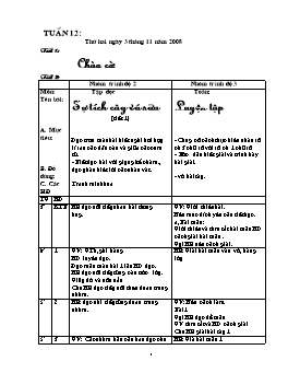 Giáo án điện tử Lớp ghép 2+3 - Tuần 12