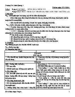 Giáo án điện tử Lớp ghép 2+3 - Tuần 13 - Châu Ngọc Thạch