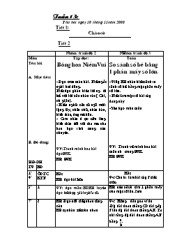 Giáo án điện tử Lớp ghép 2+3 - Tuần 13