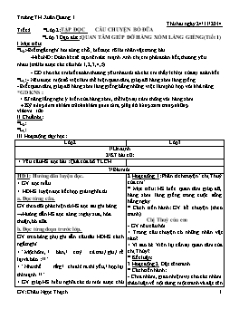 Giáo án điện tử Lớp ghép 2+3 - Tuần 14 - Châu Ngọc Thạch